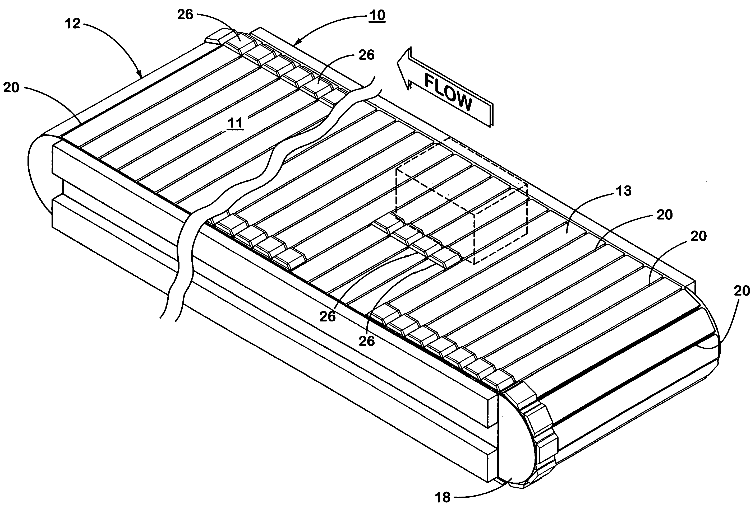 Positive displacement shoe and slat sorter apparatus and method