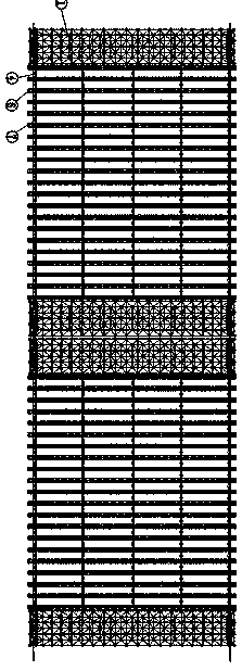 Combined type telescopic movable storage bin