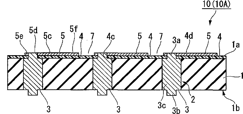 Electronic component mounting board, method for manufacturing the same and electronic circuit unit