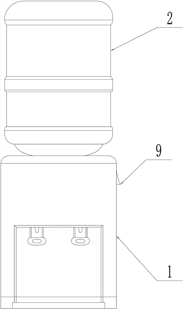 Convenient and sanitary water dispenser