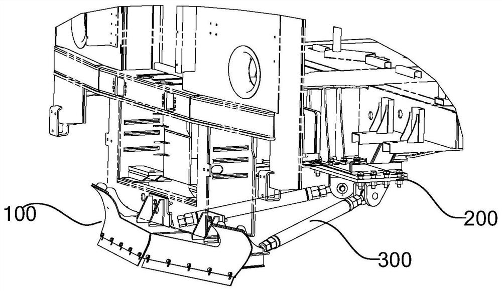 A kind of obstacle removal device and rail train