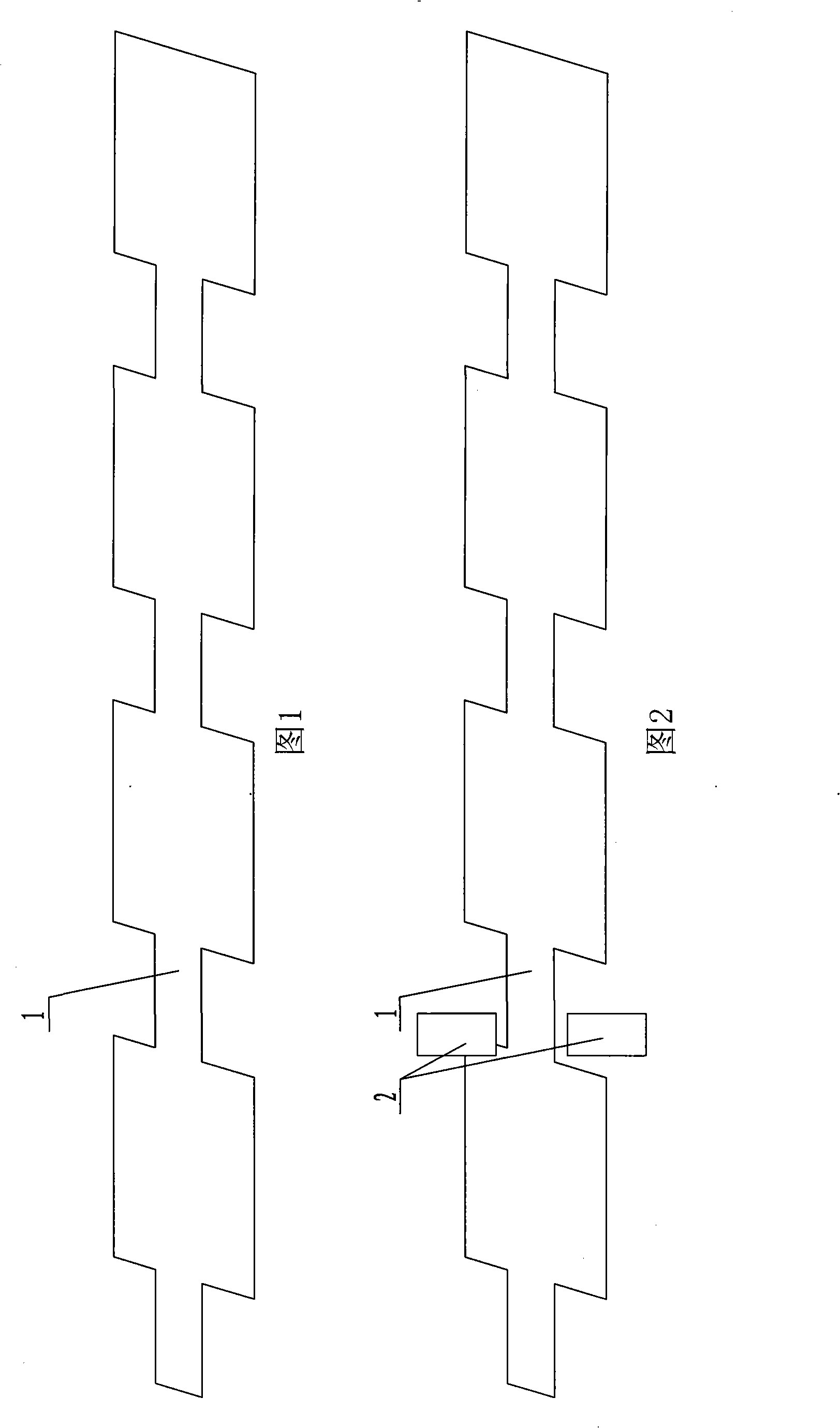 Polar plate processing method of accumulator