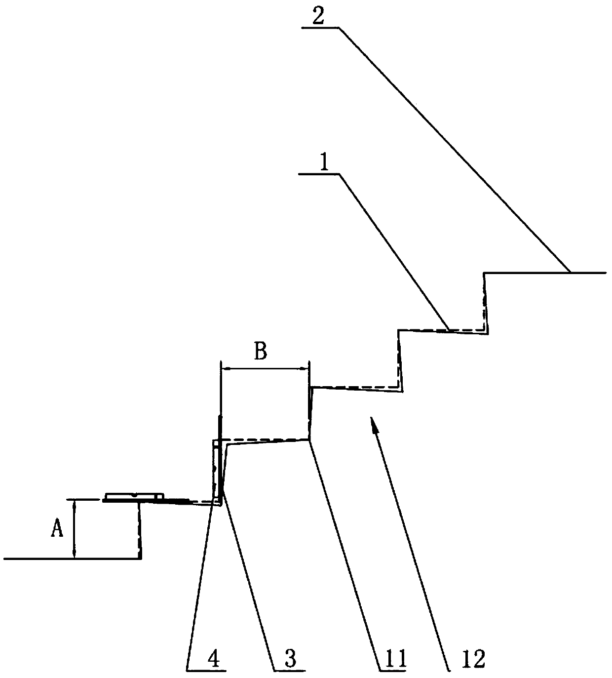 A stair measurement and guide rail design method suitable for stair lift installation