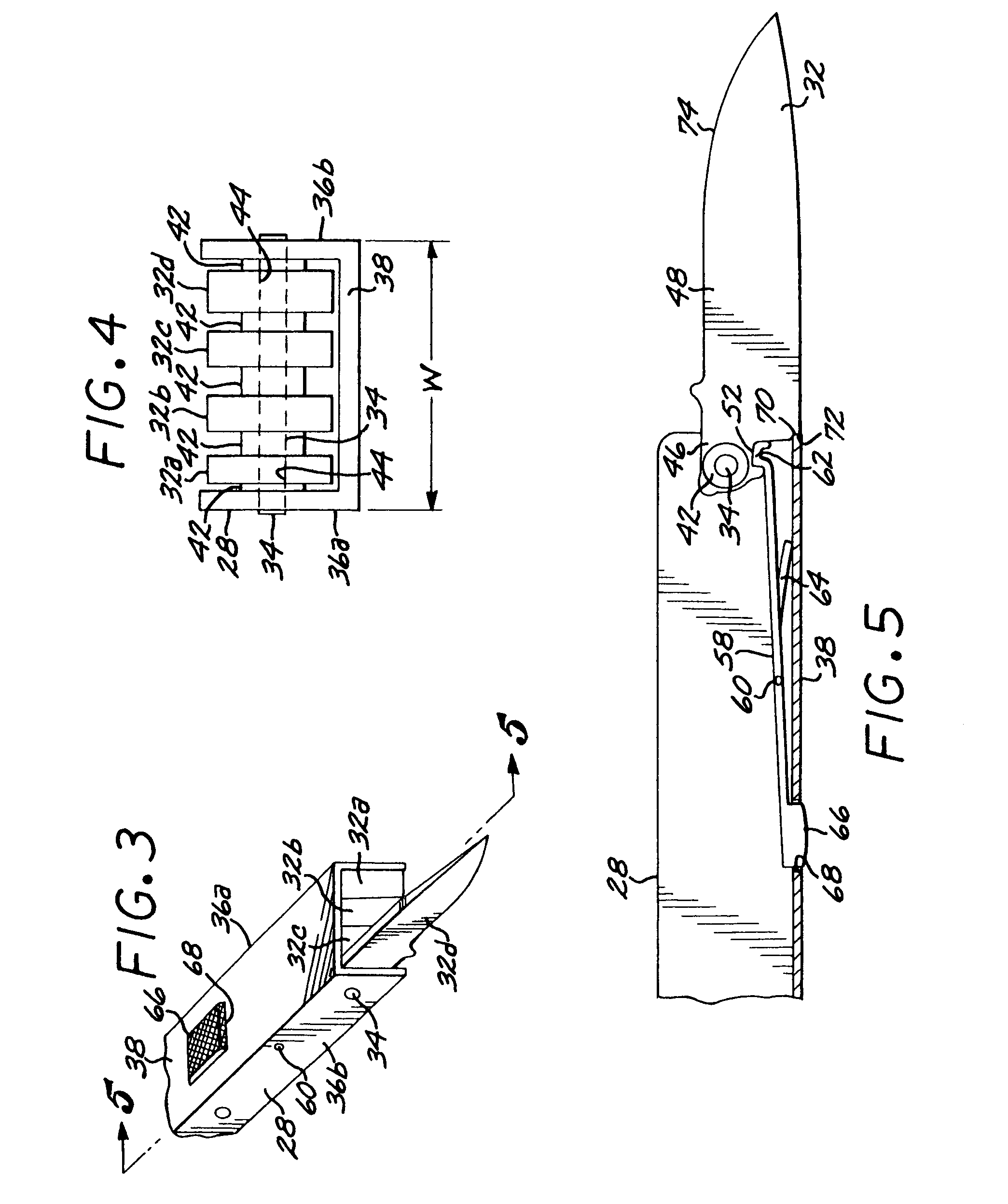 Hand tool with multiple locking blades controlled by a single locking mechanism and release