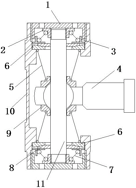 A Stiffness Adjustable Variable Damping Back Vibration Isolator