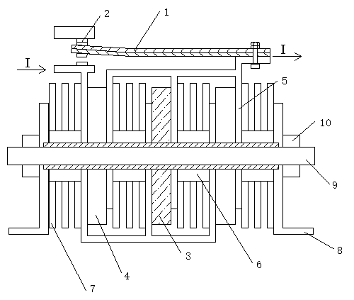 Surge current protection element for frequent starting device