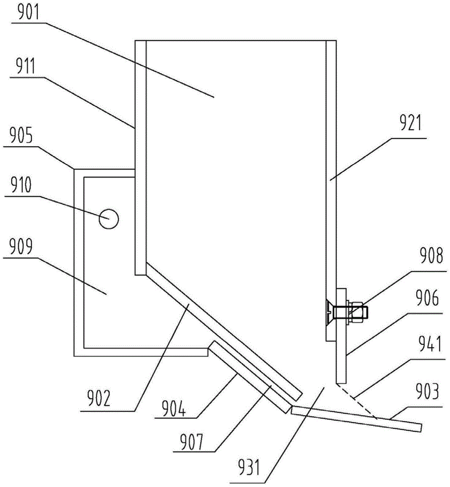 Pneumatic blanking mechanism