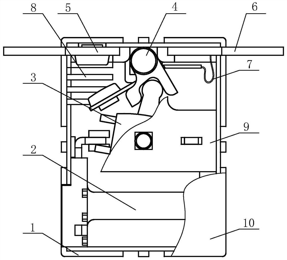 Magnetic latching relay with large opening distance and high tolerance and high tolerance