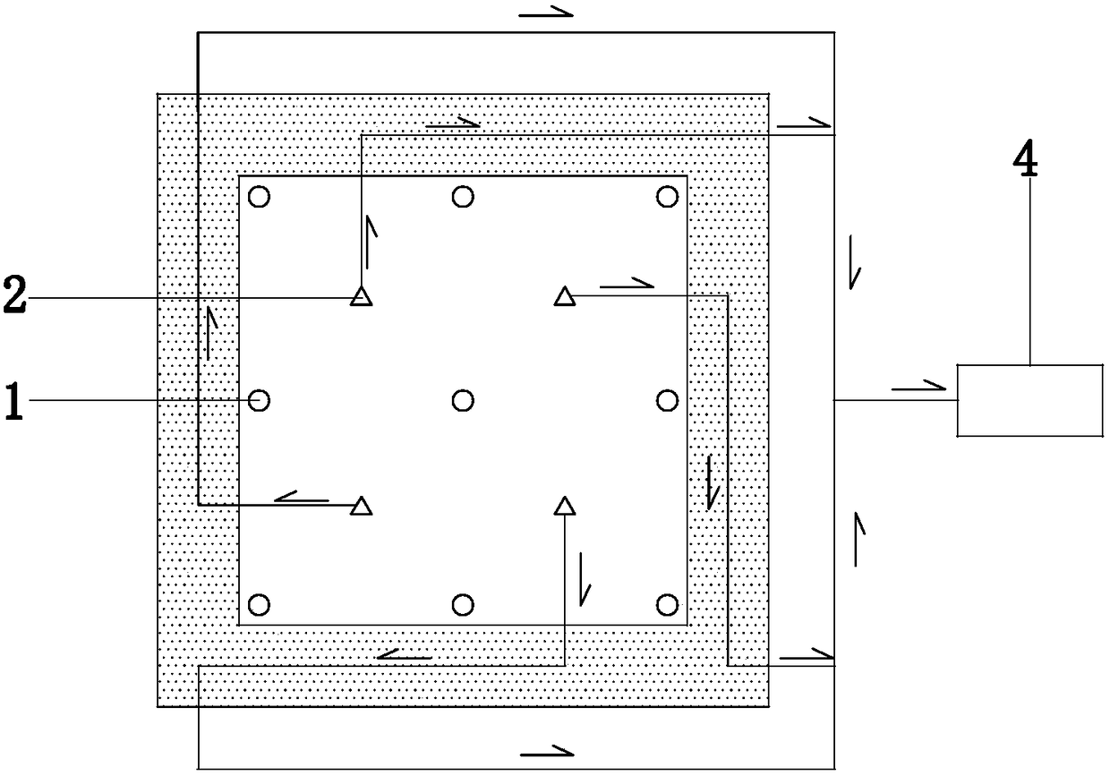 In-situ electric heating desorption remediation technology and device for contaminated sites