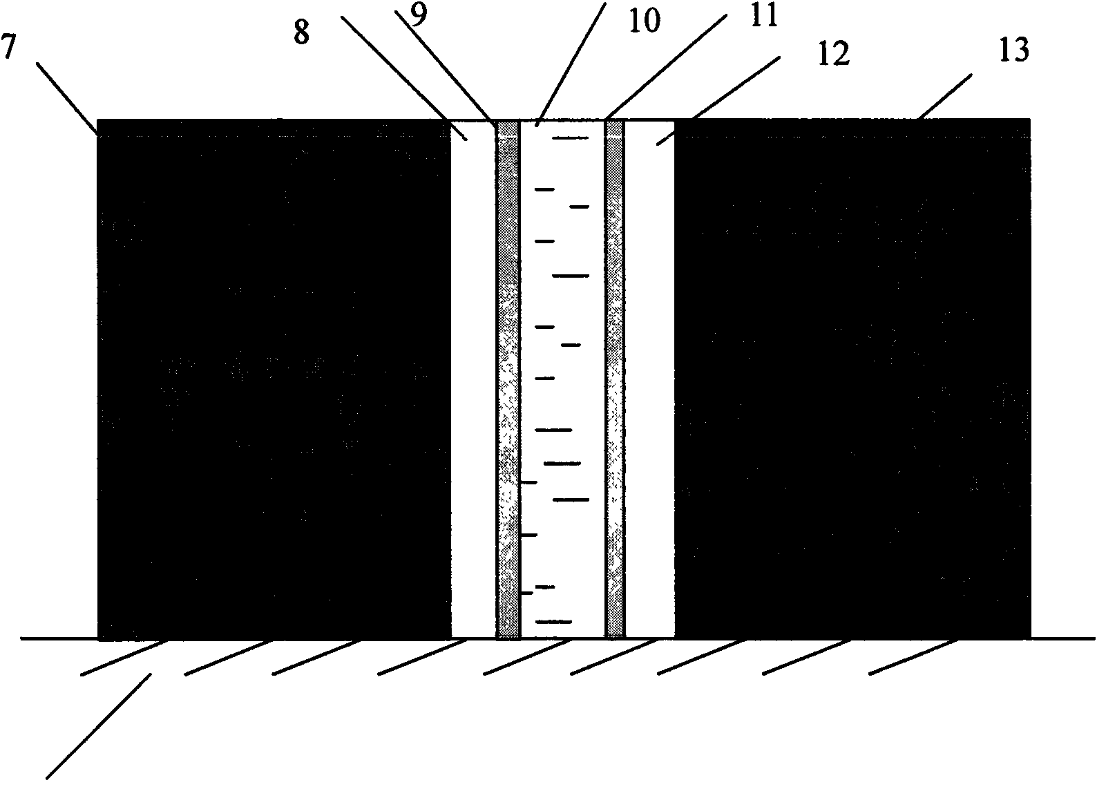 Opposite type explosion welding device and method of metal composite materials