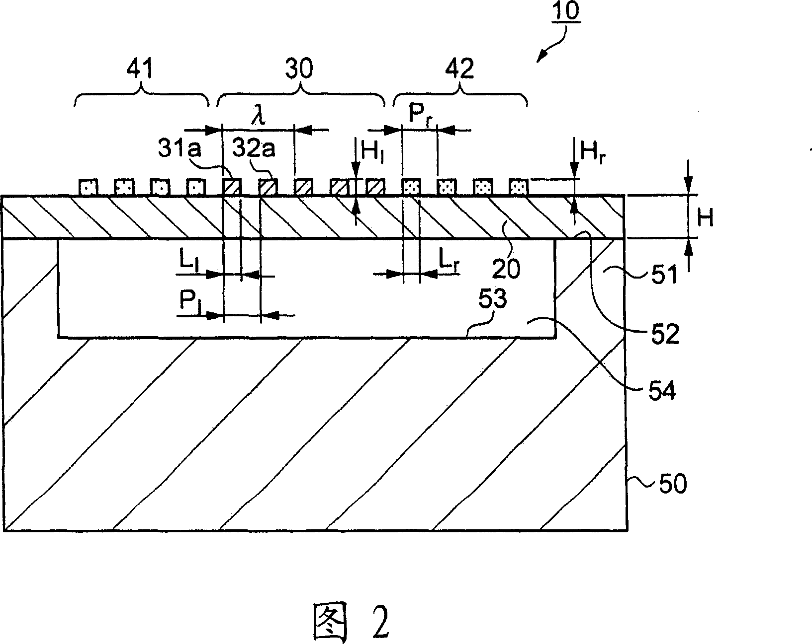 Lamb wave type high frequency device and manufacturing method thereof