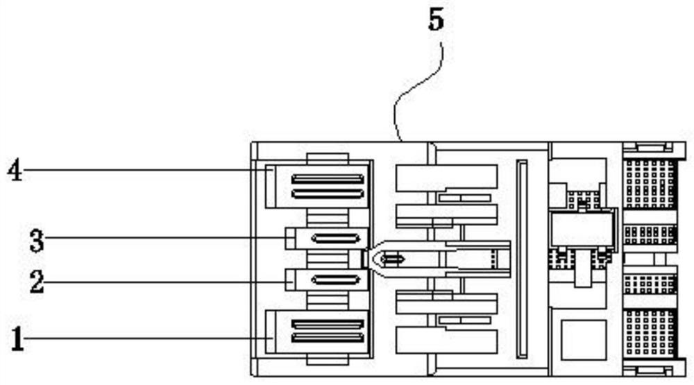 Data line with timing switch protection function