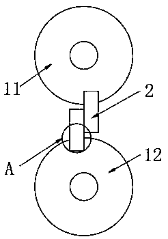 Flying shear for rolled steel plates