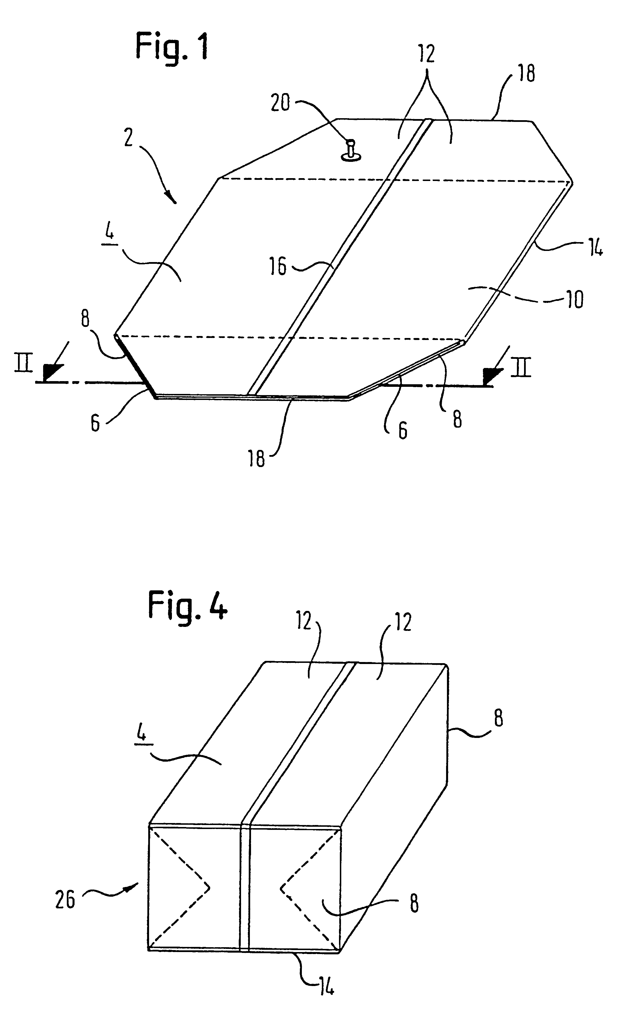 Method and intermediate product for producing a hollow body and a hollow body produced by said method