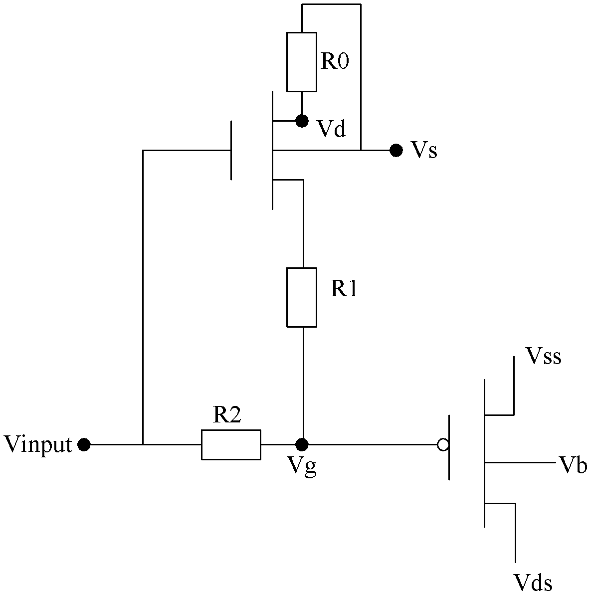 Building-out circuit and testing method for testing negative bias temperature instability