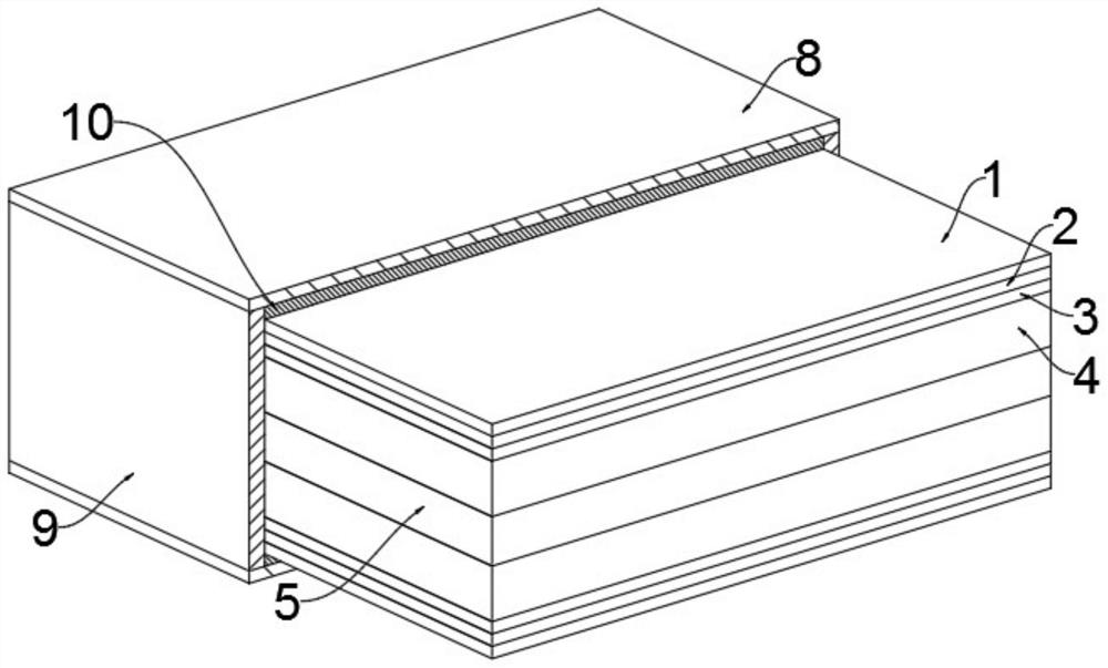 A kind of silicone foam with good air permeability