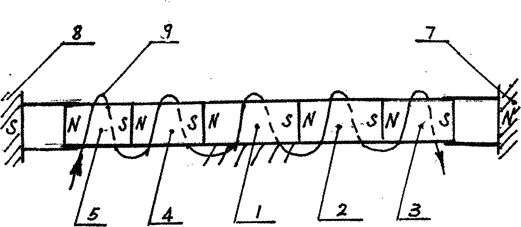 Two-vat opposed straight-line compressor