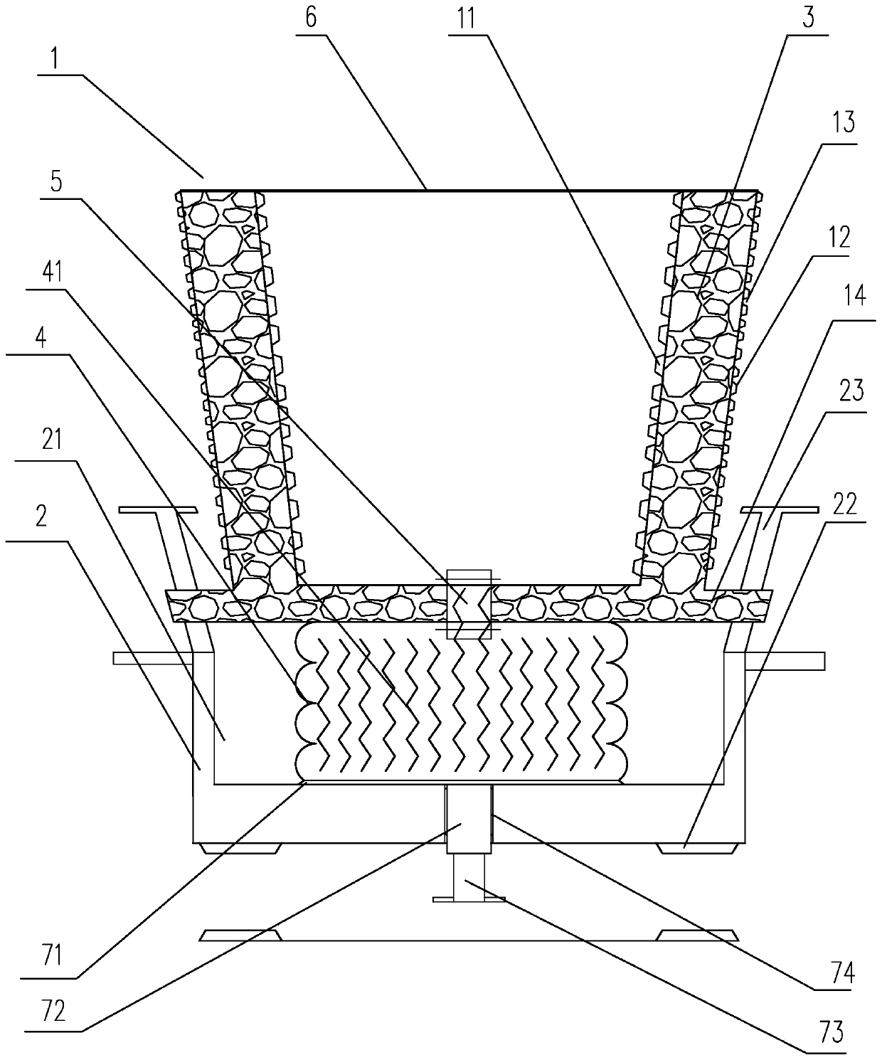 Vehicle-mounted thermostatic flowerpot
