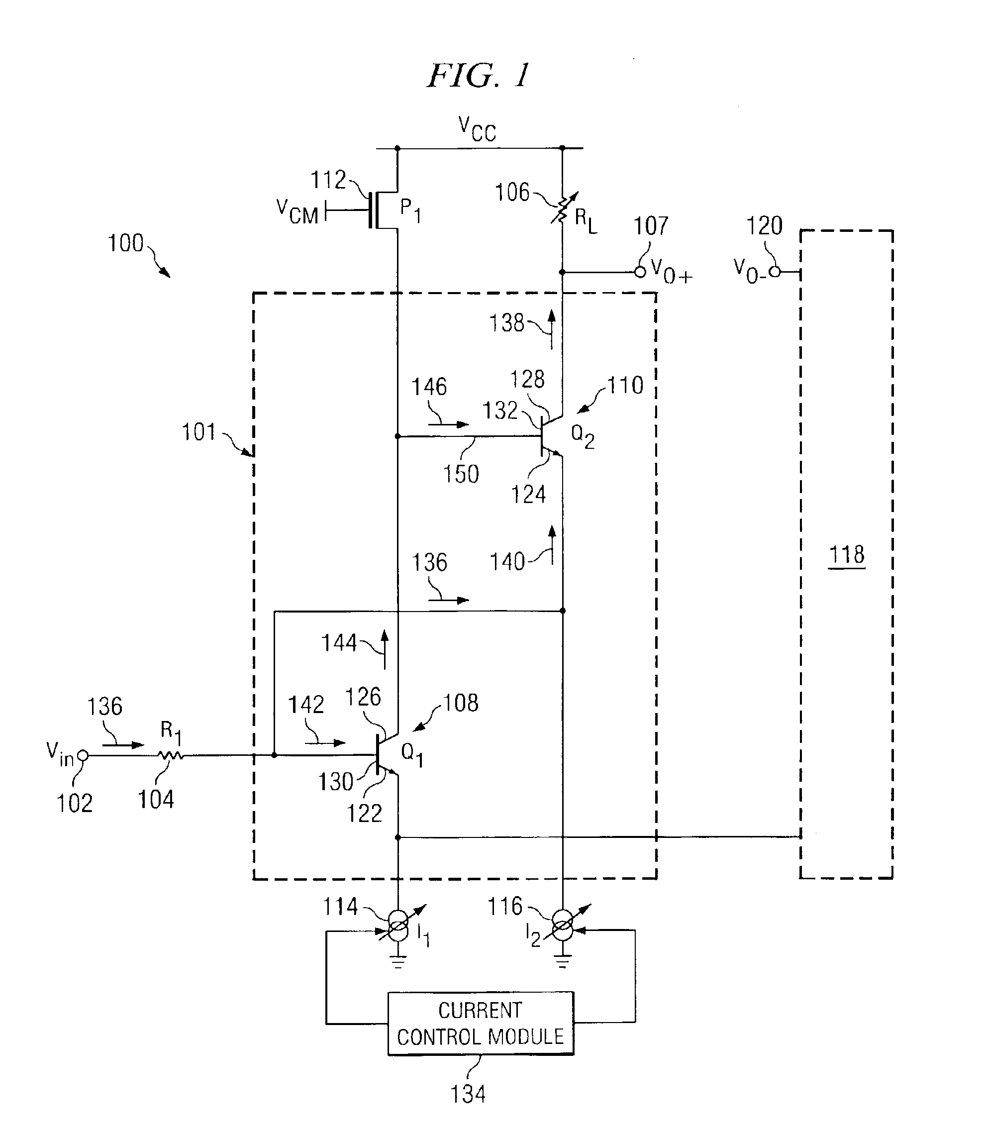 Method and system for correcting non-linear response in amplifiers