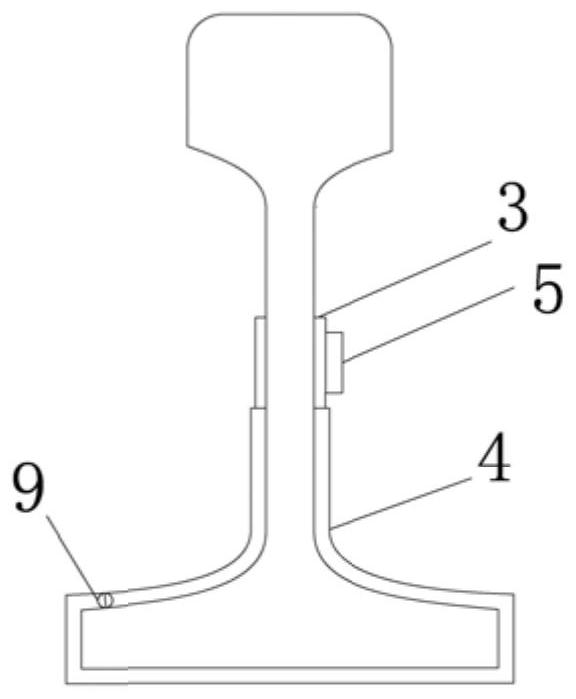 Wheel-rail force wireless monitoring device, system and method