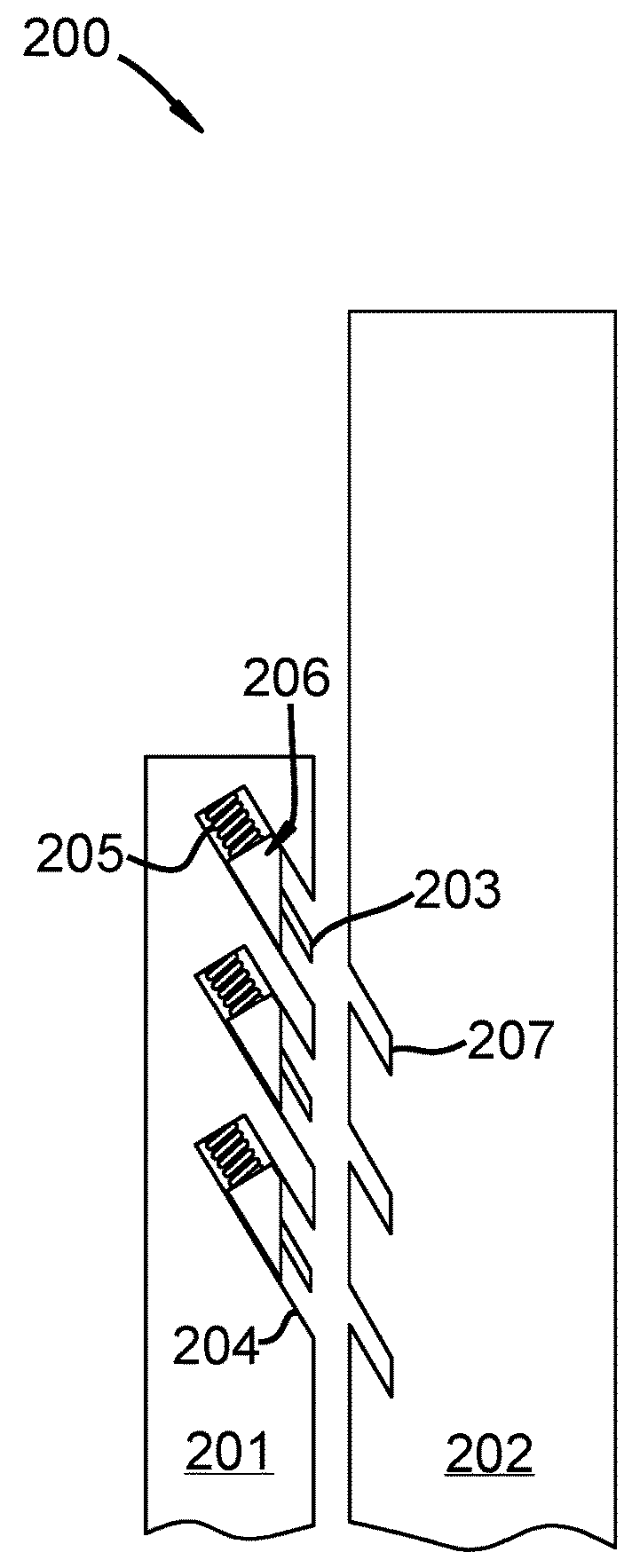 Switch with magnetic prongs for docking