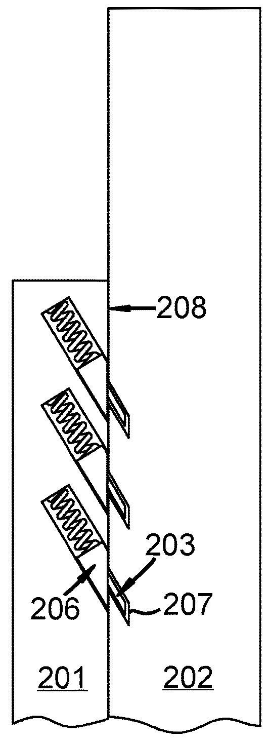 Switch with magnetic prongs for docking