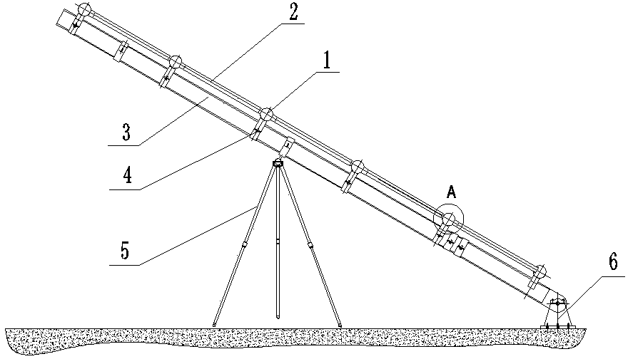 Measuring tool for three-coordinate measuring machine and detecting method of measuring tool