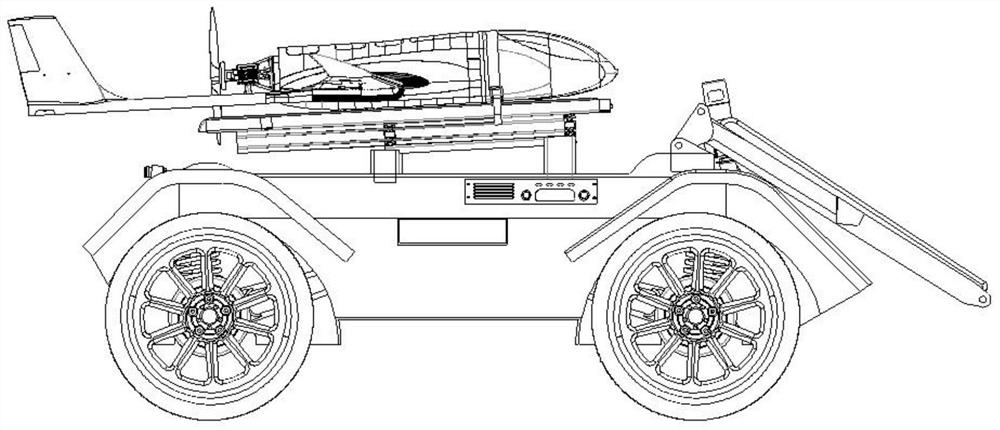 Automatic launching and recycling device and method based on unmanned vehicle