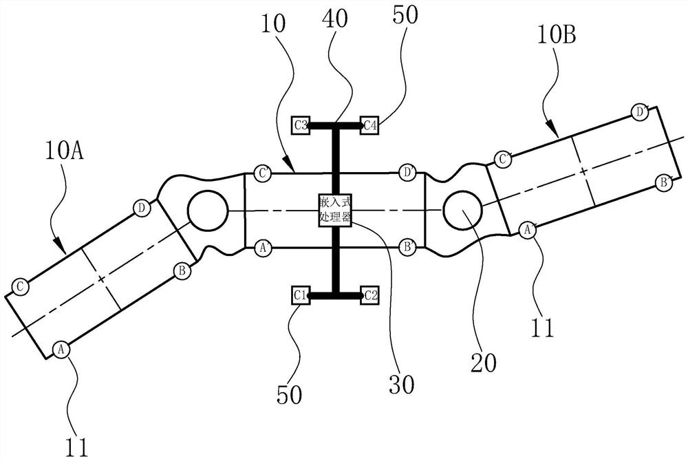 Method and device for measuring wheel steering angle of intelligent rail train