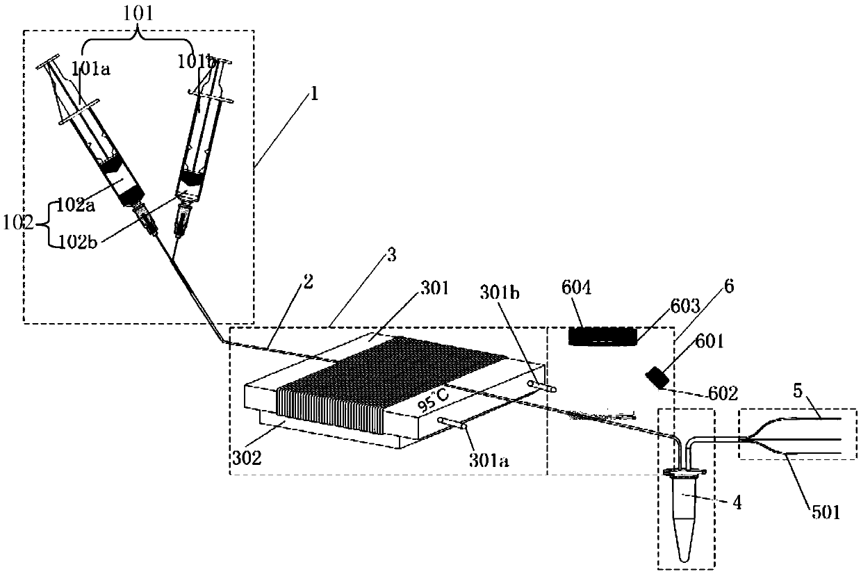 PCR fluorescence detecting device and detection method thereof