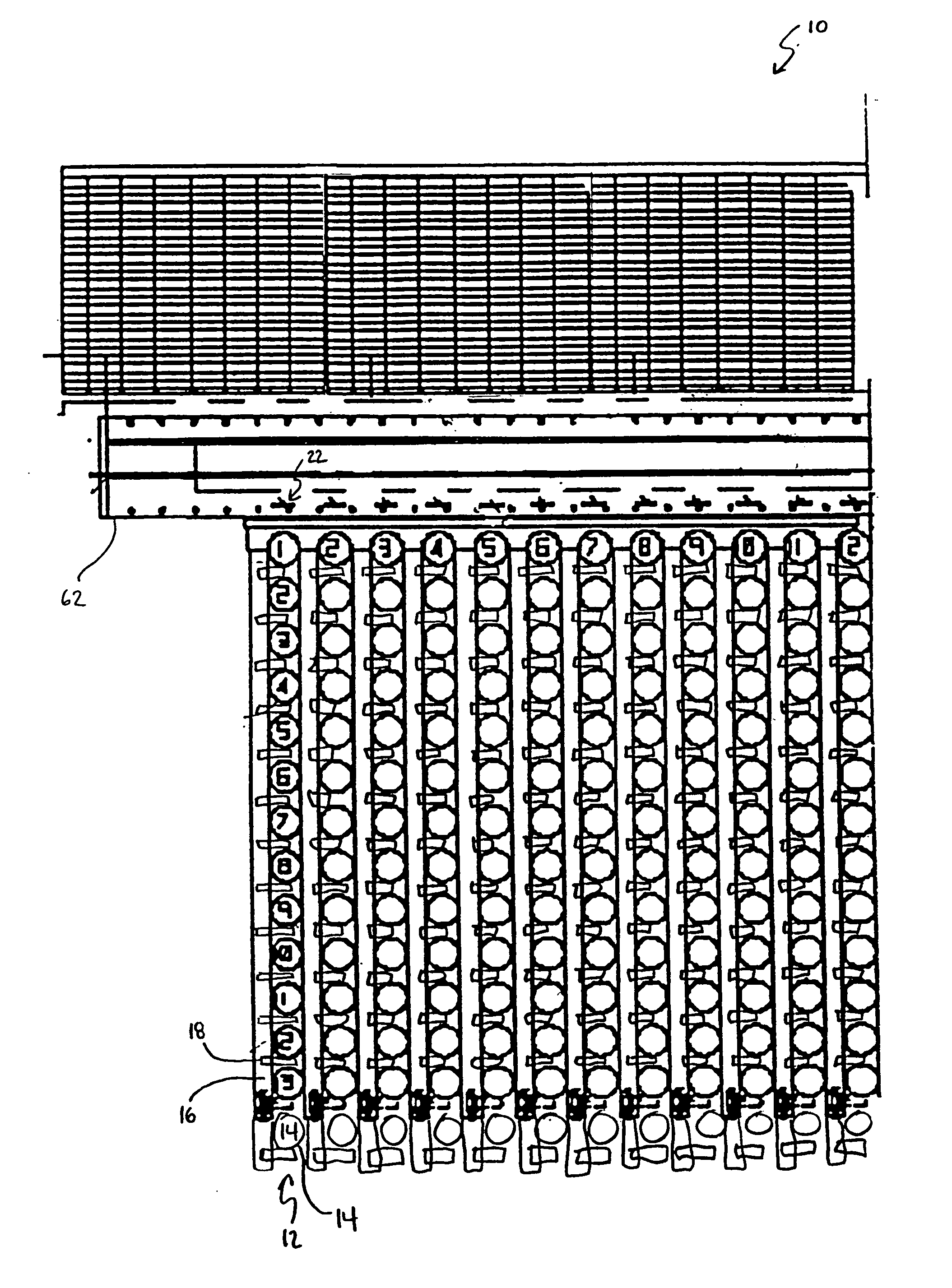 Fingerboard with pneumatically actuated finger latches
