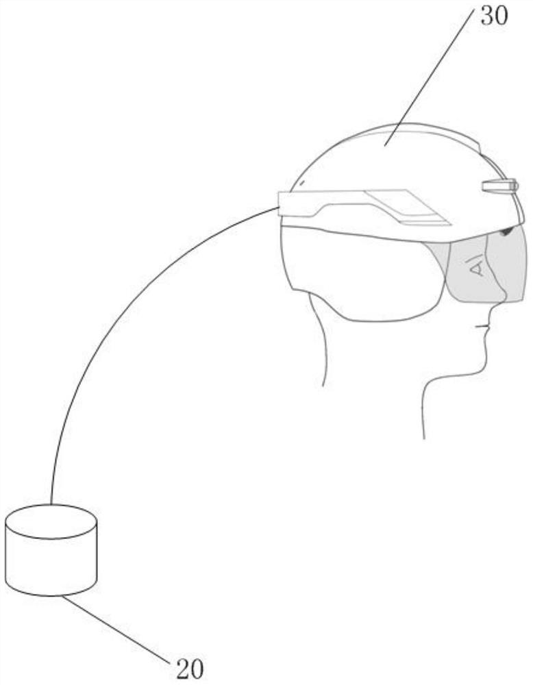 Entertainment helmet and implementation method thereof