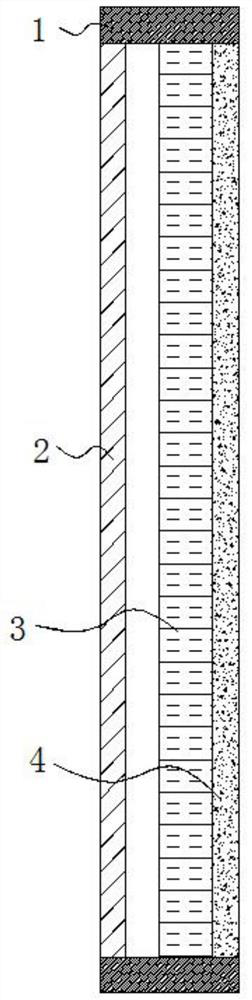 Composite board for construction engineering which is easy to assemble