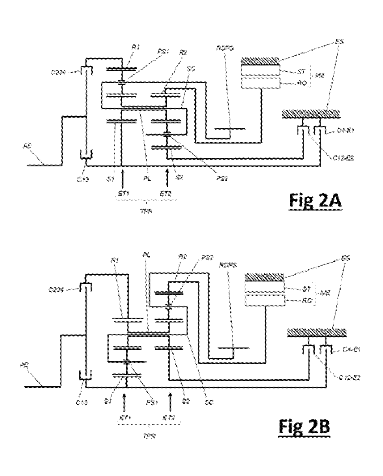 Automatic transmission for hybrid vehicle and control method