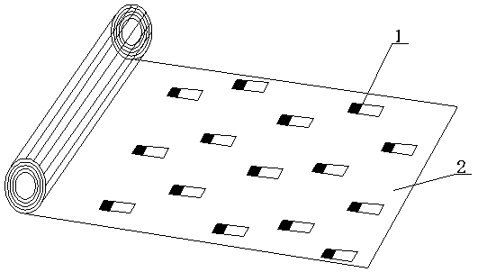 A kind of tunnel waterproof board laying method