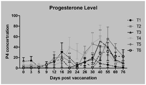 Pharmaceutical composition for promoting estrus in dogs