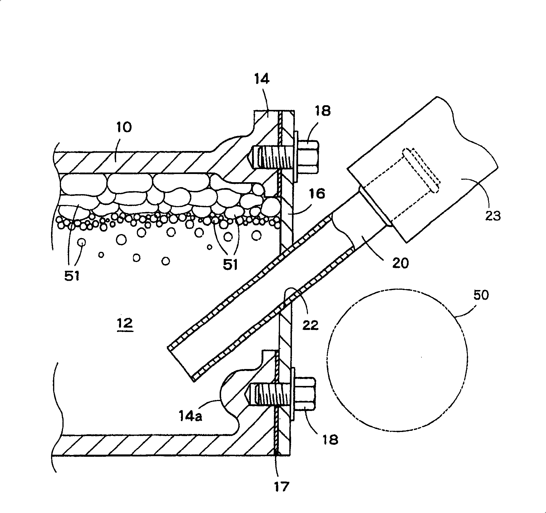 Flange structure