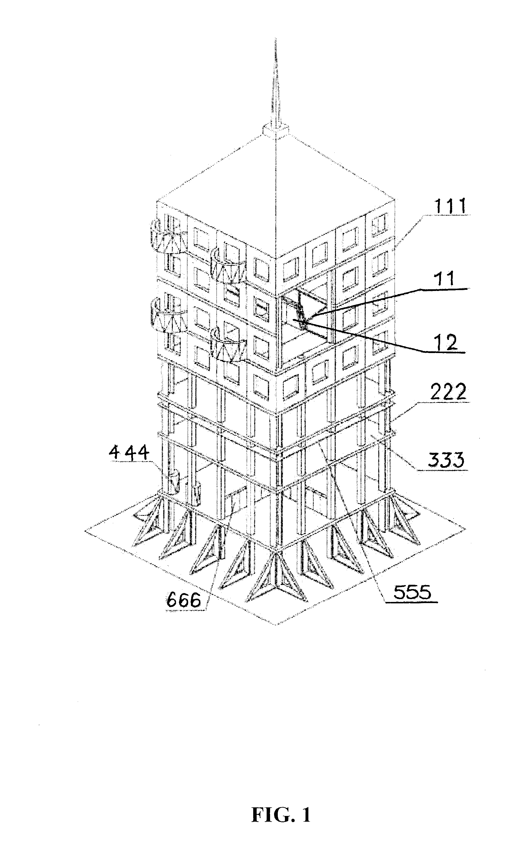 Structure formed of foaming cement and lightweight steel, and a structure system and method of forming the structure system