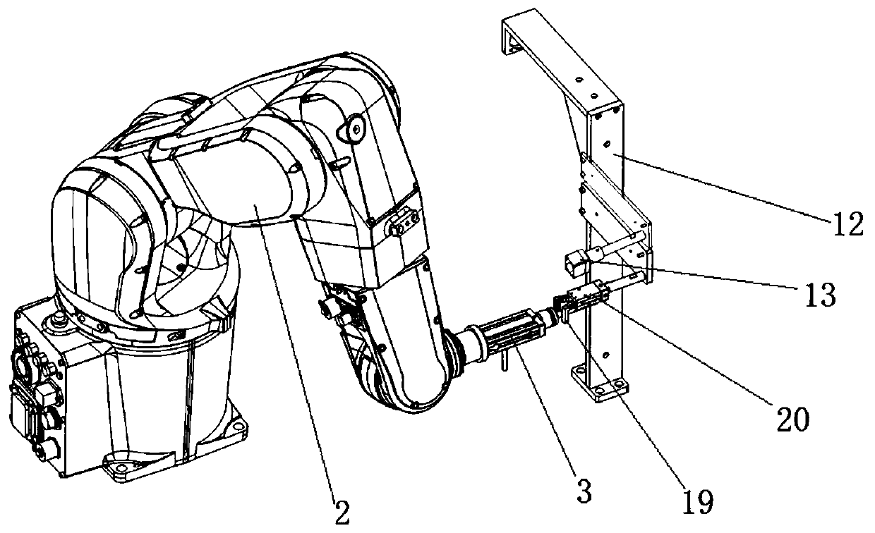 Smoking path simulation system based on manipulator