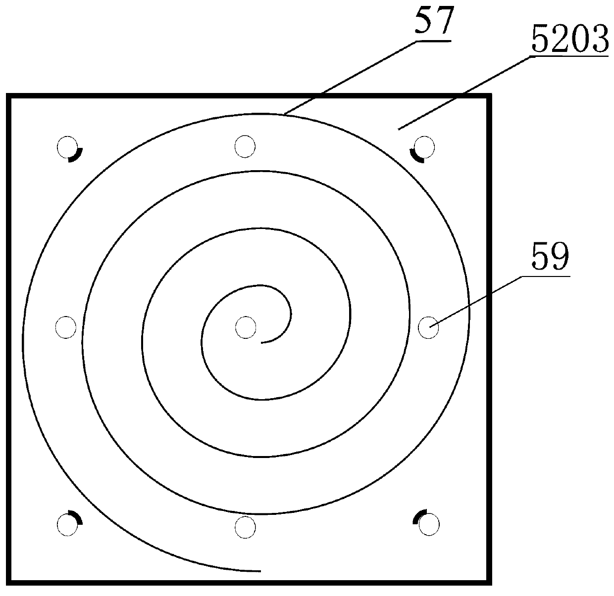 True triaxial test system and method for simulating influence of different temperatures on deep rock mass