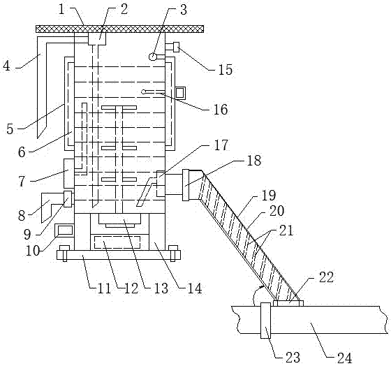 Construction machinery supporting type hood device with reverse blowing cleansing assembly