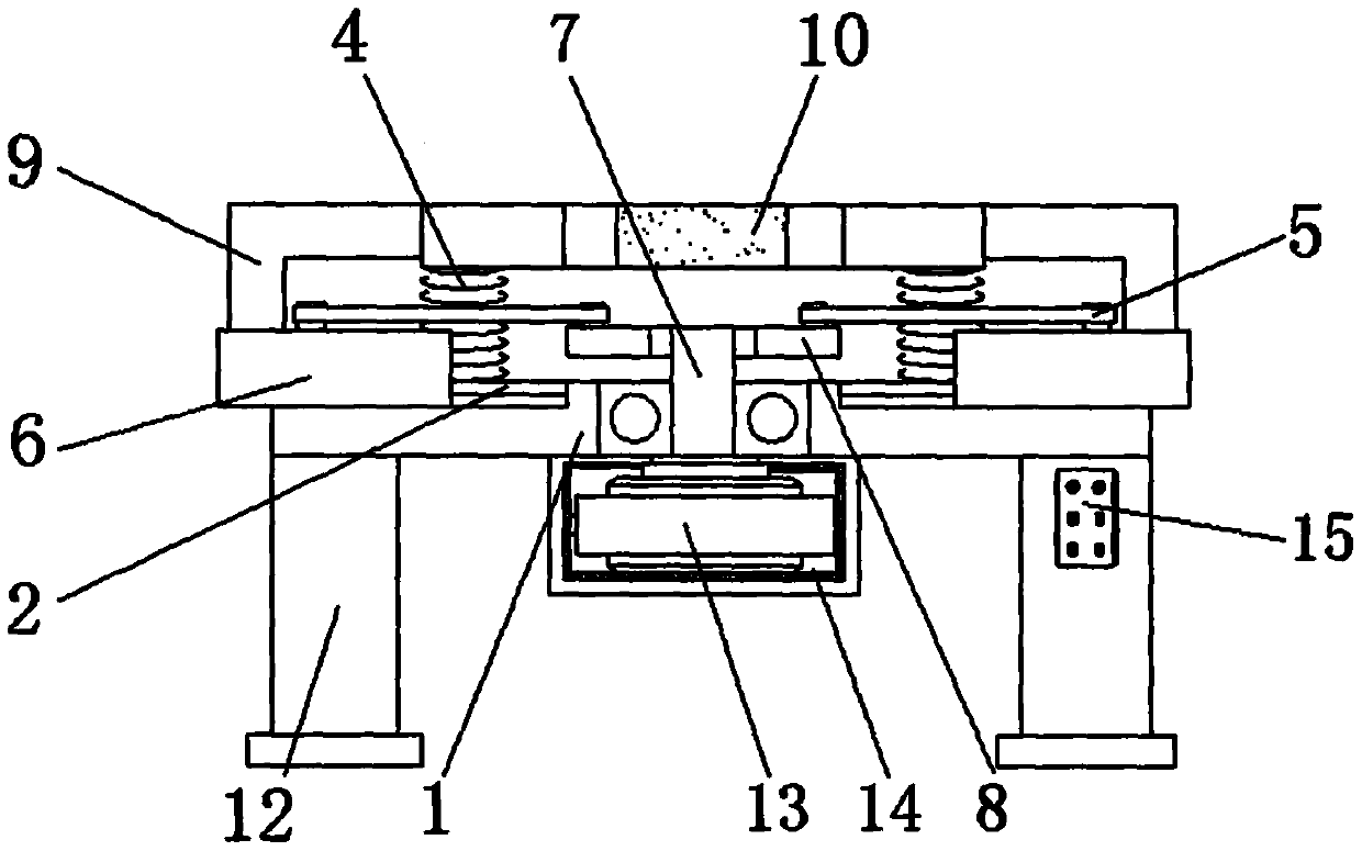 Clamp for assembling automobile brake disc assembly