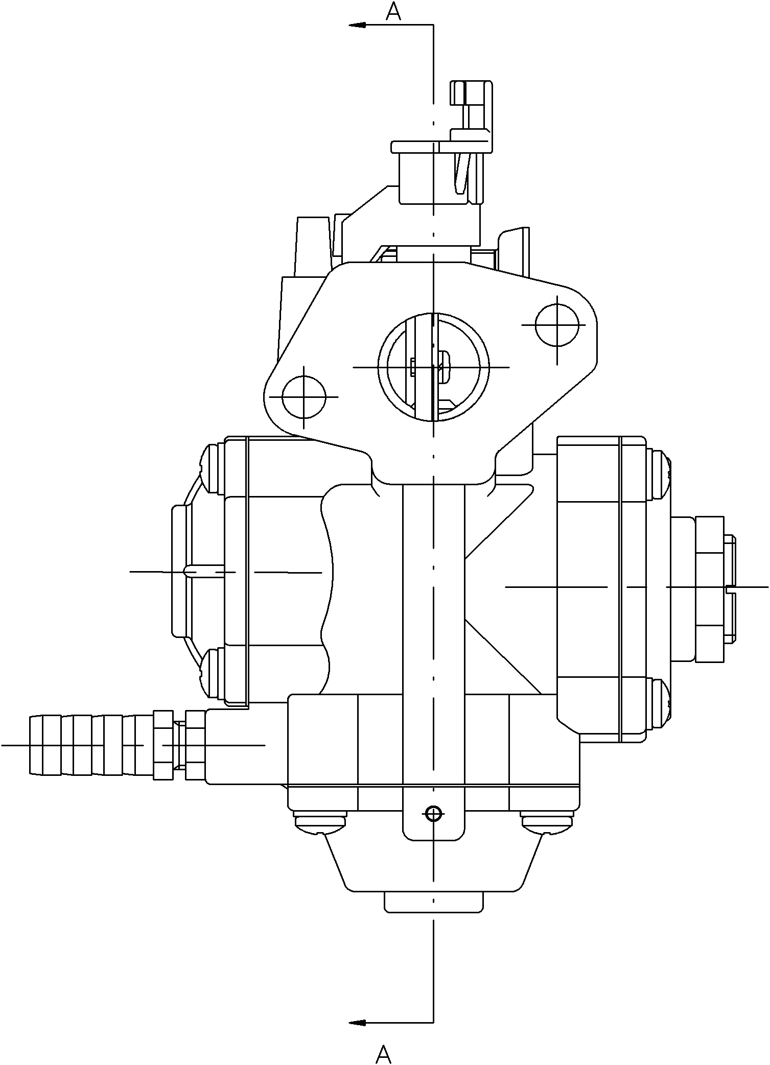 Gas mixing control device