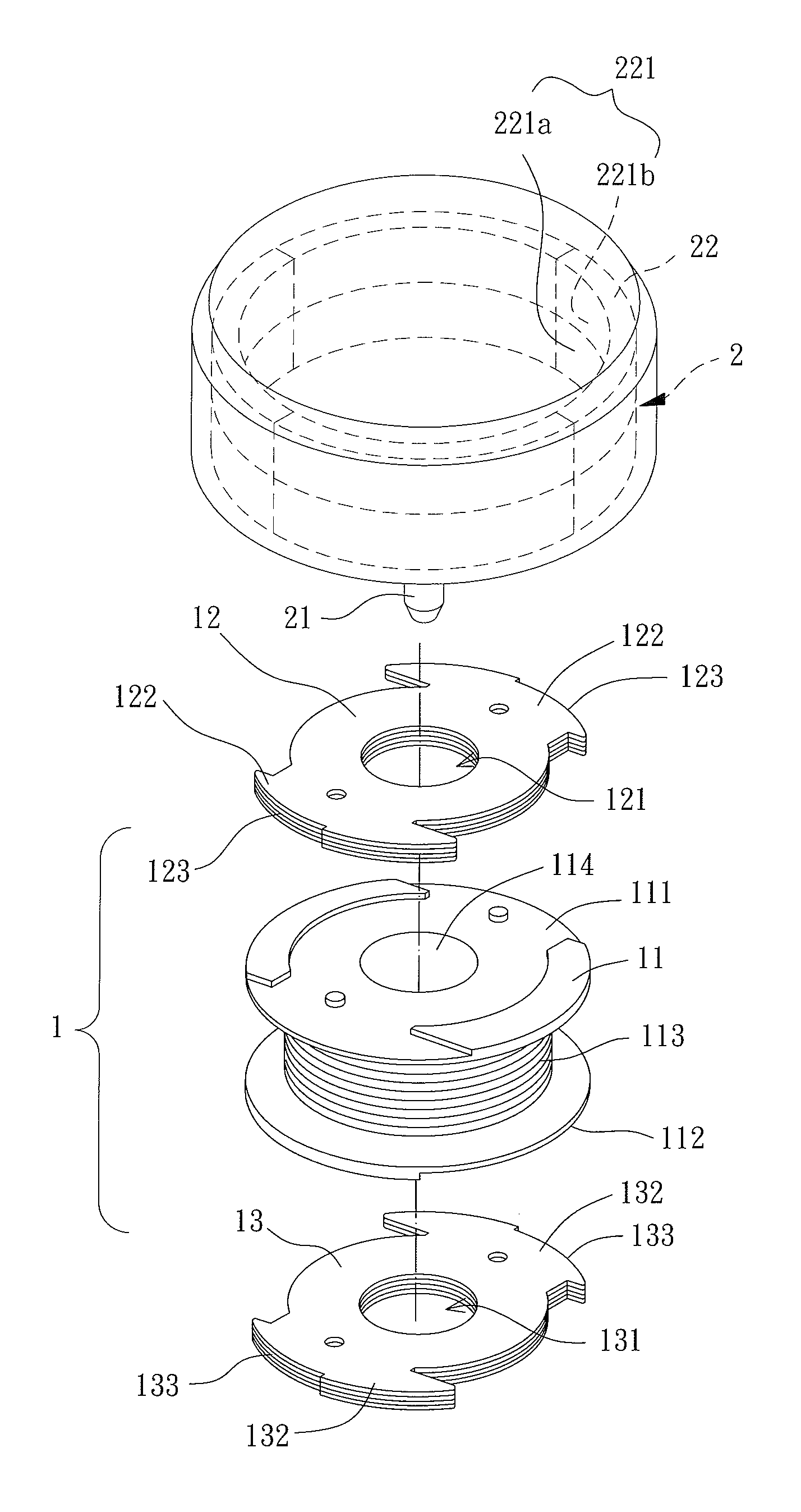Axial Winding Motor