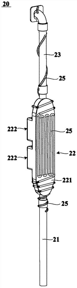 Airflow dehumidification module applied to refrigerating and freezing device and refrigerating and freezing device