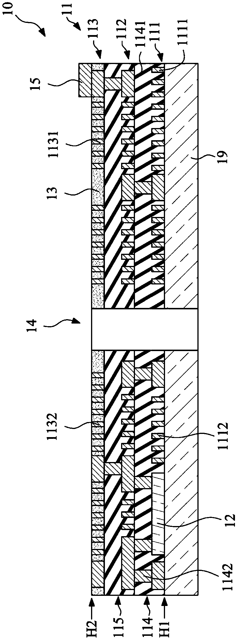 Semiconductor packaging structure used for driving motor and motor