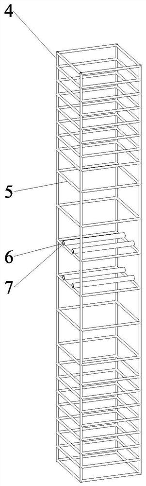 Fabricated self-resetting rotation constraint type concrete beam-column joint connecting structure and assembling method