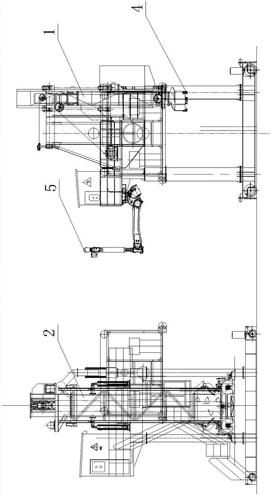 Unloading and cleaning method for open wagon conveyed bulk materials after freezing and device thereof