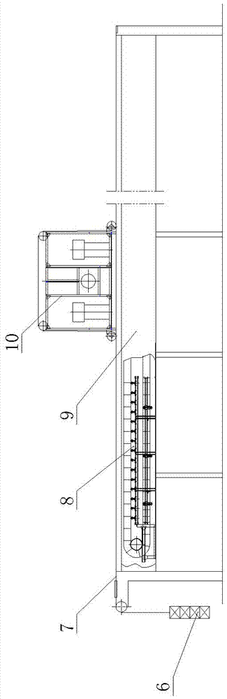 Unloading and cleaning method for open wagon conveyed bulk materials after freezing and device thereof