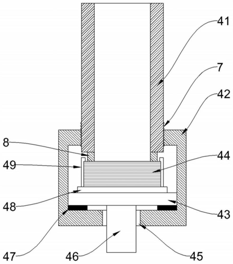 Device for detecting seeping degree of wax oil in asphalt and detection method